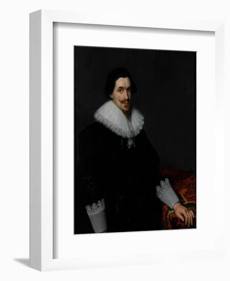 Portrait of Lucas Van Voorst, 1628-Paulus Moreelse-Framed Giclee Print