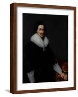 Portrait of Lucas Van Voorst, 1628-Paulus Moreelse-Framed Giclee Print