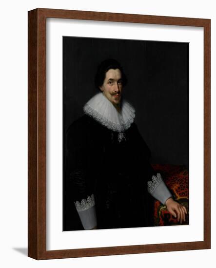 Portrait of Lucas Van Voorst, 1628-Paulus Moreelse-Framed Giclee Print