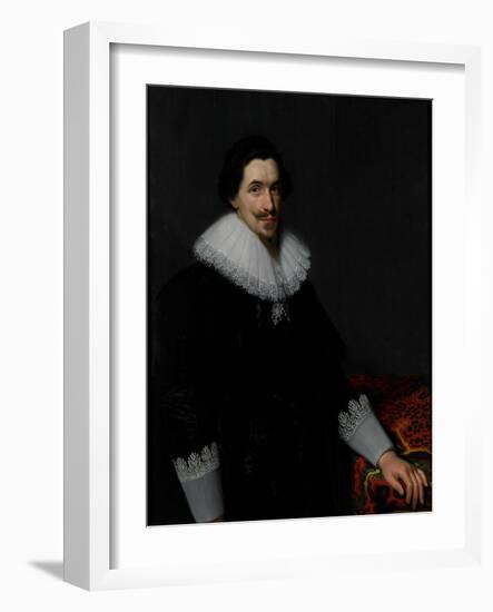 Portrait of Lucas Van Voorst, 1628-Paulus Moreelse-Framed Giclee Print