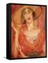 Portrait of Luce Balla-Giacomo Balla-Framed Stretched Canvas