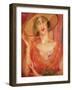 Portrait of Luce Balla-Giacomo Balla-Framed Giclee Print