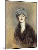 Portrait of Lucette, c.1913-Paul Cesar Helleu-Mounted Giclee Print