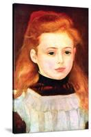 Portrait of Lucie Bernard-Pierre-Auguste Renoir-Stretched Canvas