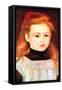 Portrait of Lucie Bernard-Pierre-Auguste Renoir-Framed Stretched Canvas