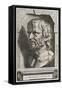 Portrait of Lucius Annaeus Seneca-null-Framed Stretched Canvas