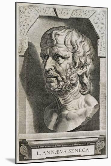 Portrait of Lucius Annaeus Seneca-null-Mounted Giclee Print