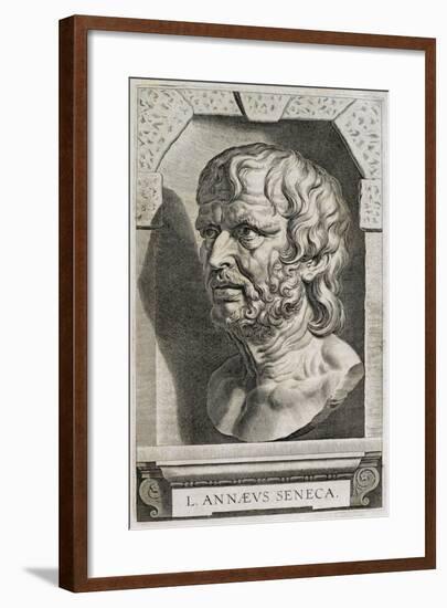 Portrait of Lucius Annaeus Seneca-null-Framed Giclee Print
