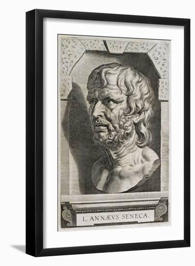 Portrait of Lucius Annaeus Seneca-null-Framed Giclee Print