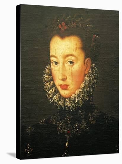 Portrait of Lucrezia D'Este-null-Stretched Canvas