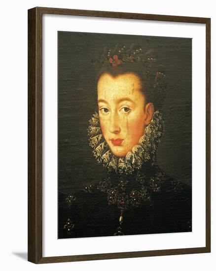 Portrait of Lucrezia D'Este-null-Framed Giclee Print