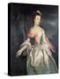 Portrait of Lucy Smith-Sir Joshua Reynolds-Stretched Canvas