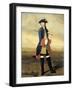 Portrait of Ludolf Backhuysen II, Painter, in the Uniform of the Dragoons-Tibout Regters-Framed Art Print