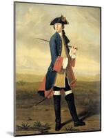 Portrait of Ludolf Backhuysen II, Painter, in the Uniform of the Dragoons-Tibout Regters-Mounted Art Print