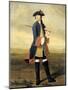 Portrait of Ludolf Backhuysen II, Painter, in the Uniform of the Dragoons-Tibout Regters-Mounted Art Print