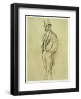 Portrait of Ludovic Halevy (1834-1908), from 'La Famille Cardinal' by Ludovic Halevy, C.1880S-Edgar Degas-Framed Giclee Print