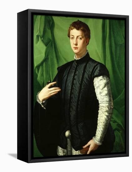 Portrait of Ludovico Capponi-Agnolo Bronzino-Framed Stretched Canvas