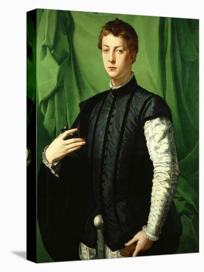 Portrait of Ludovico Capponi-Agnolo Bronzino-Stretched Canvas