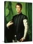 Portrait of Ludovico Capponi-Agnolo Bronzino-Stretched Canvas