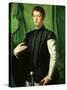 Portrait of Ludovico Capponi-Agnolo Bronzino-Stretched Canvas