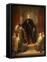 Portrait of Ludwig I, King of Bavaria-Frederich August Kaulbach-Framed Stretched Canvas