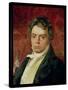 Portrait of Ludwig Van Beethoven (1770-1827)-null-Stretched Canvas