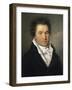 Portrait of Ludwig Van Beethoven, 1804-W.J. Mahler-Framed Giclee Print