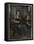 Portrait of Ludwig Van Beethoven-Stefano Bianchetti-Framed Stretched Canvas