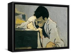 Portrait of Lugné-Poë-Edouard Vuillard-Framed Stretched Canvas