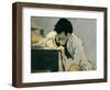 Portrait of Lugné-Poë-Edouard Vuillard-Framed Art Print