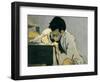 Portrait of Lugné-Poë-Edouard Vuillard-Framed Art Print