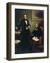 Portrait of Luigi Basiletti and Paolo Richiedei, 1850-1874-Angelo Inganni-Framed Giclee Print