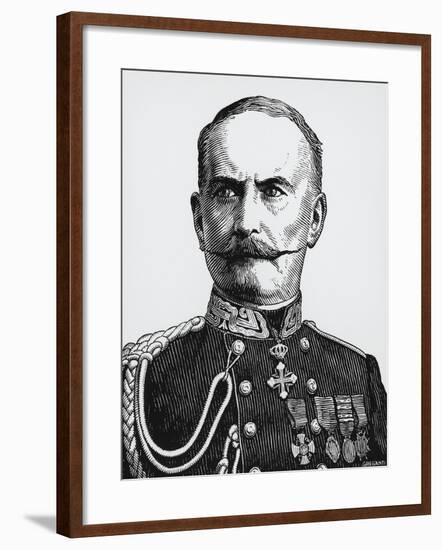 Portrait of Luigi Federico Menabrea-null-Framed Giclee Print