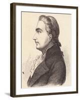 Portrait of Luigi Galvani-null-Framed Giclee Print