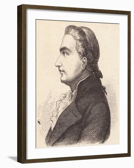 Portrait of Luigi Galvani-null-Framed Giclee Print