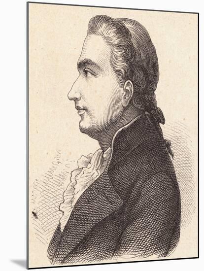 Portrait of Luigi Galvani-null-Mounted Giclee Print