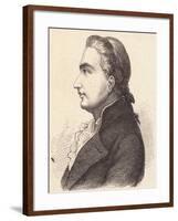 Portrait of Luigi Galvani-null-Framed Giclee Print