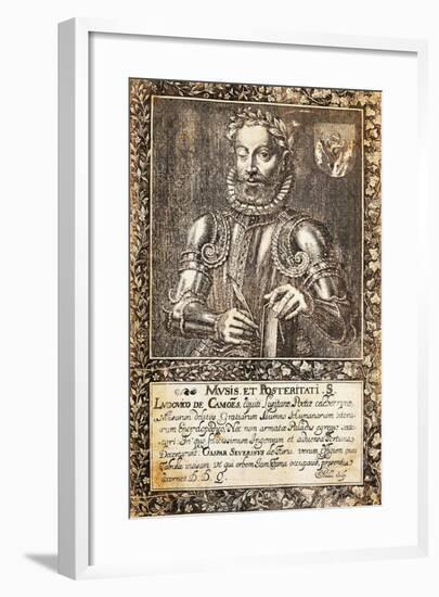 Portrait of Luis Vaz De Camoes-null-Framed Giclee Print