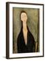 Portrait of Lunia Czechowska-Amedeo Modigliani-Framed Giclee Print