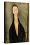 Portrait of Lunia Czechowska-Amedeo Modigliani-Stretched Canvas