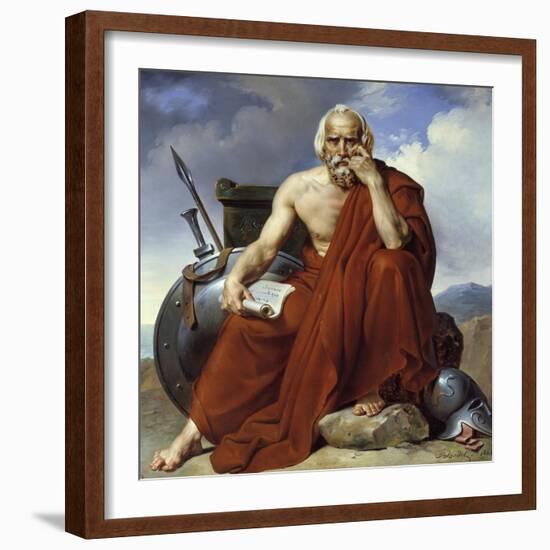 Portrait of Lycurgus, Legislator of Sparta by Merry Joseph Blondel (-null-Framed Giclee Print