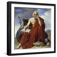 Portrait of Lycurgus, Legislator of Sparta by Merry Joseph Blondel (-null-Framed Giclee Print