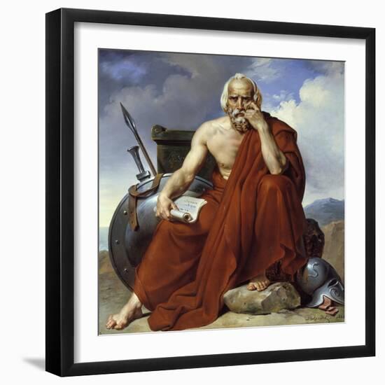 Portrait of Lycurgus, Legislator of Sparta by Merry Joseph Blondel (-null-Framed Giclee Print