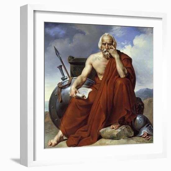 Portrait of Lycurgus, Legislator of Sparta by Merry Joseph Blondel (-null-Framed Giclee Print