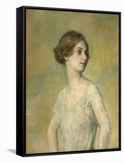 Portrait of Lydia Lopokova-Ambrose Mcevoy-Framed Stretched Canvas
