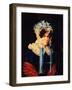 Portrait of Lyubov Ivanovna Stepovaya (1783-185), 1927-Nikolai Alexandrovich Bestuzhev-Framed Giclee Print