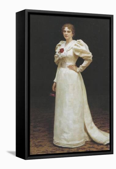 Portrait of Lyudmila Petrovna Steinheil, 1895-Ilya Yefimovich Repin-Framed Stretched Canvas