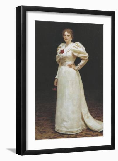 Portrait of Lyudmila Petrovna Steinheil, 1895-Ilya Yefimovich Repin-Framed Premium Giclee Print