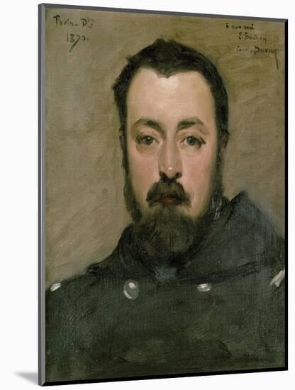 Portrait of M. Berthon, 1870-Charles Emile Auguste Carolus-Duran-Mounted Giclee Print