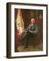 Portrait of M. Le Comte De C. with His Dog-Agnolo Bronzino-Framed Giclee Print